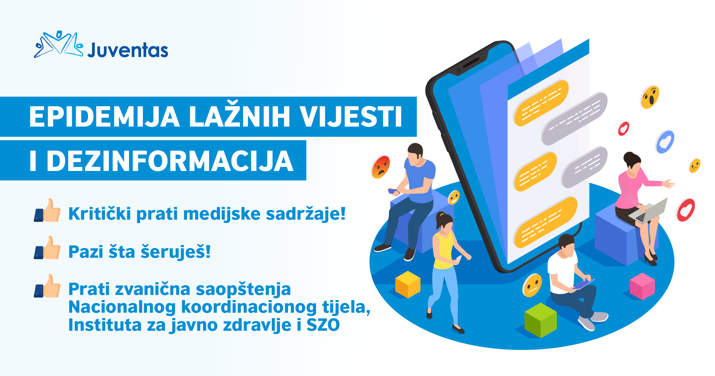 Shedding Light on Fake News, Protecting Young People and the General Public from Misinformation during COVID-19, the Story of Juventas in Montenegro