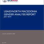 GENDER ANALYSIS REPORT – JULY 2019 – USAID – NORTH MACEDONIA