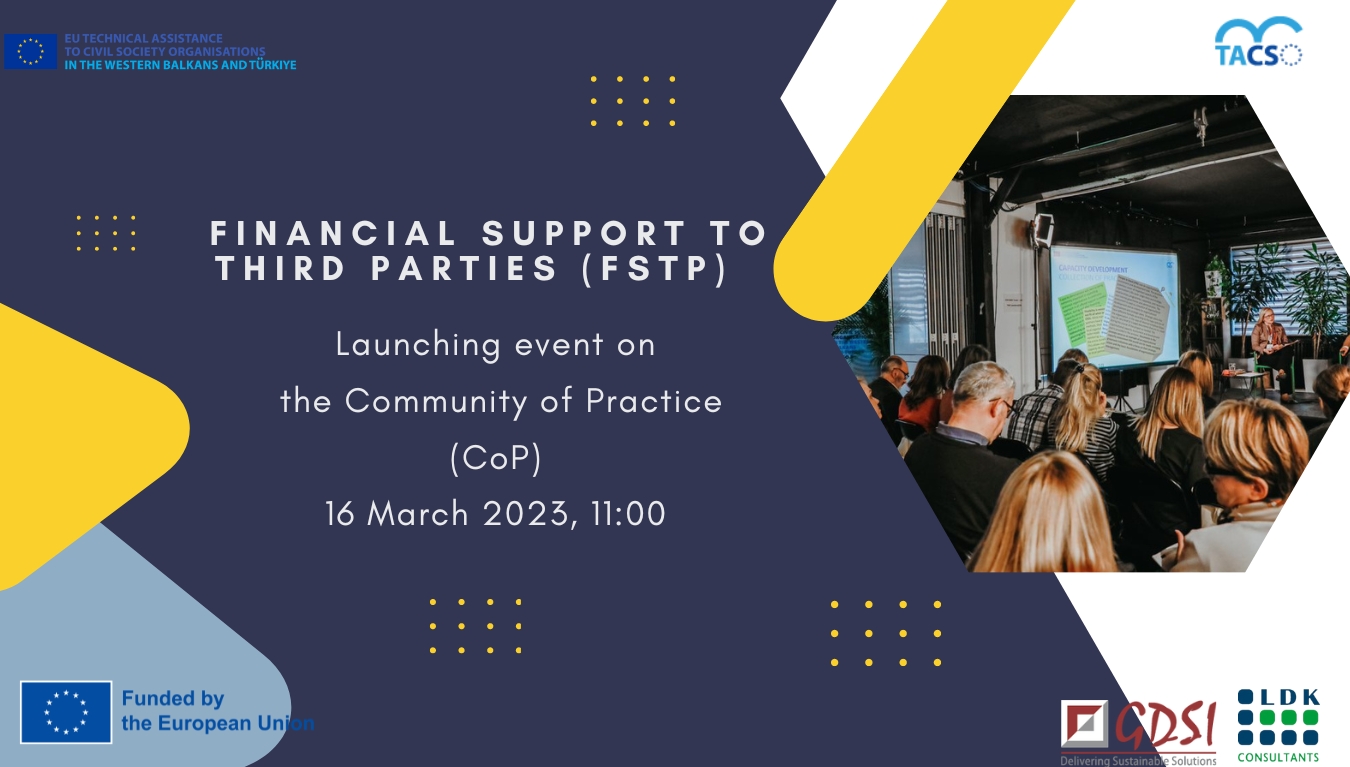 Invitation: FSTP – Launching event on the Community of Practice (CoP)